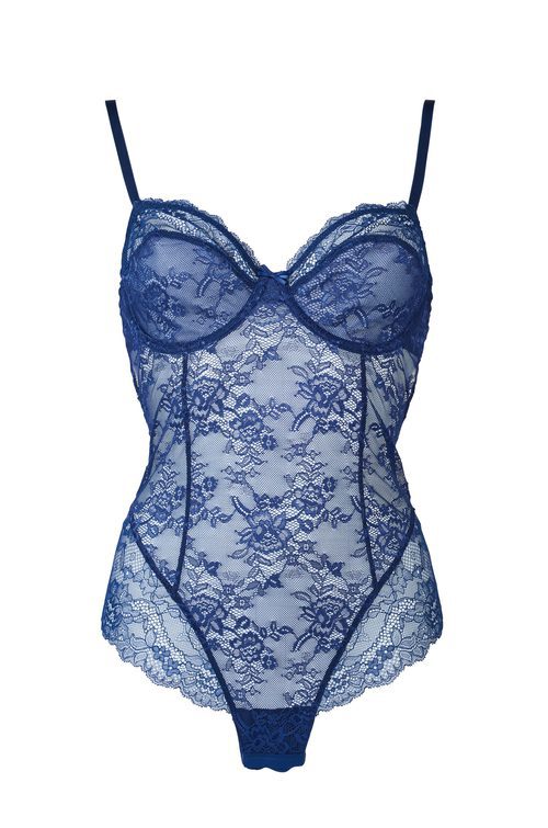 Body azul de la colección 'Esmara ligerie' by Lidl mid winter 2017/2018