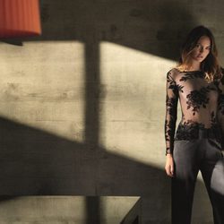 Parte superior transparente de la colección 'Home lingerie' de la temporada otoño/invierno 2017/2018 de Selmark