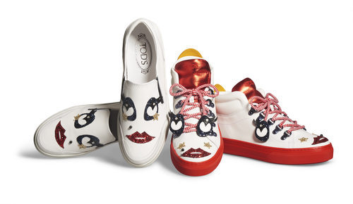 Zapatillas deportivas de la colección cápsula Tod's circus diseñada por Anna Dello Russo