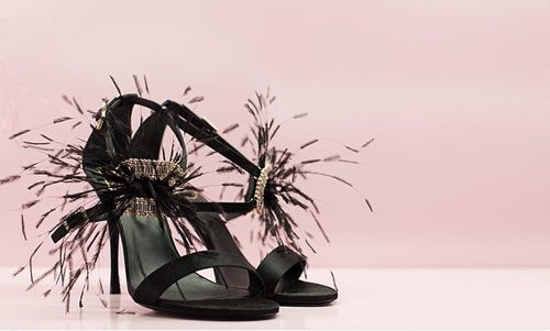 Sandalias de tacón de Roger Vivier de la colección especial de Navidad 2017/2018