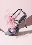Sandalia de tacón gris de Roger Vivier de la colección especial de Navidad 2017/2018