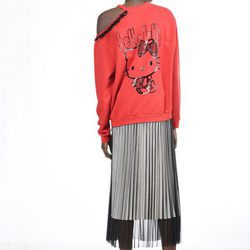 Sudadera roja de la colección homenaje a Hello Kitty de Pinko