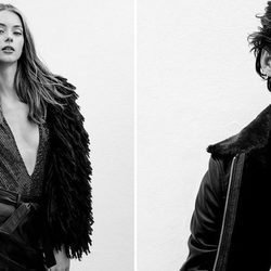 Modelos posando con prendas de la colección 'Partying' de Pull&Bear
