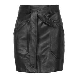 Falda efecto piel en color negro de la colección 'Partying' de Pull&Bear