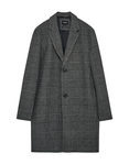 Abrigo de paño básico de hombre de la nueva colección 'Partying' de Pull&Bear.