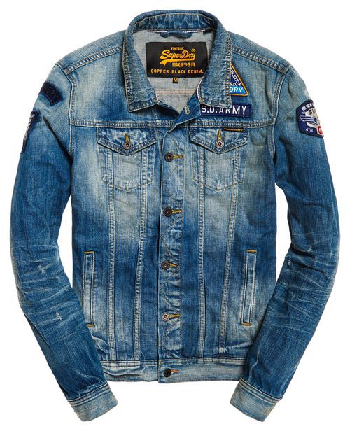 Chaqueta denim masculina de Superdry de la colección otoño/invierno 2017