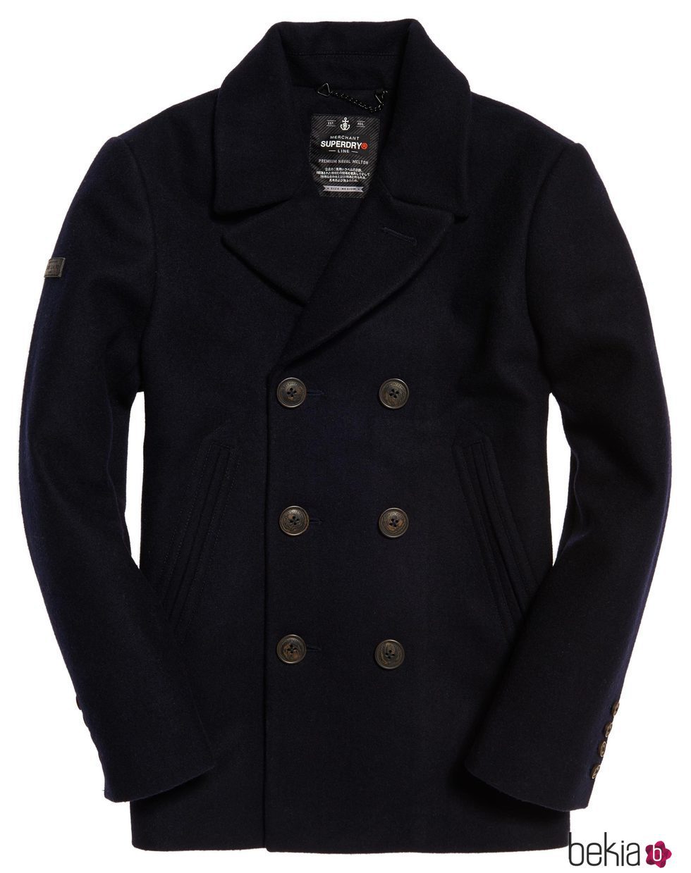 Chaqueta negra masculina de Superdry de la colección otoño/invierno 2017