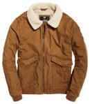 Chaqueta marrón masculina de Superdry de la colección otoño/invierno 2017
