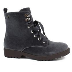 Botas de terciopelo gris de la colección Xti Army