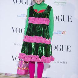 Cósima Ramírez en la inauguración de la exhibición de los zapatos de Manolo Blahnik en Madrid