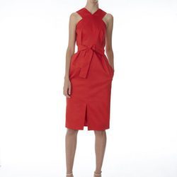Vestido midi color rojo de la colección 'Resort 18' de '2ND LAB by The 2nd Skin Co'
