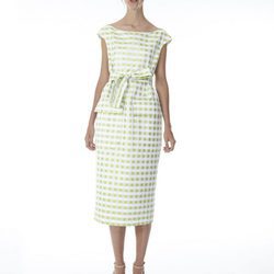 Vestido midi de cuadros vichy de la colección 'Resort 18' de '2ND LAB by The 2nd Skin Co'