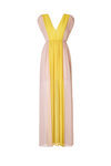 Vestido largo bicolor de la colección Liu Jo para primavera/verano 2018