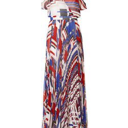 Vestido largo estampado de la colección Liu Jo para primavera/verano 2018