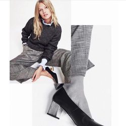 Toni Garrn con prendas suyas para Vestiaire Collective