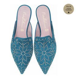 Zapatos estilo étnico de Pretty Ballerinas de la colección de verano 2018 por Olivia Palermo