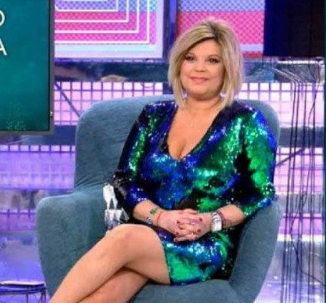 Terelu Campos con un vestido de Zara en 'Sálvame Deluxe'