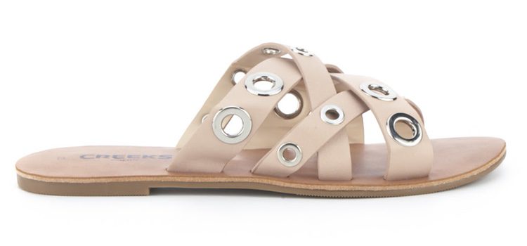 Sandalias rosa pastel de la colección Primavera-Verano 2018 de Merkal Calzados