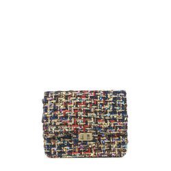 Clutch de tela multicolor de la colección Primavera-Verano 2018 de Merkal Calzados