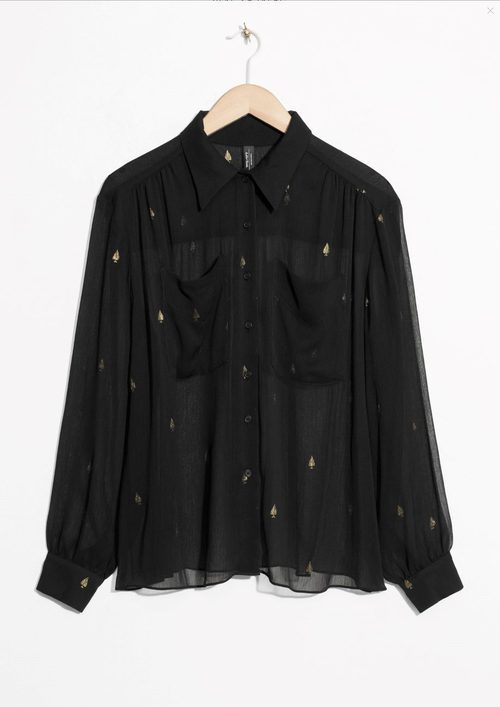 Blusa transparente de & Other Stories de la colección 'Celebration 2017'