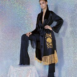 Kimono con flecos de Sfera colección Navidad 2017