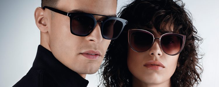Gafas de sol de la firma Karl Lagerfeld y la compañía Marchon