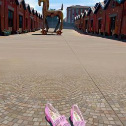Zapatos rosas de Gucci en su nueva campaña 'Gift Giving 2017'