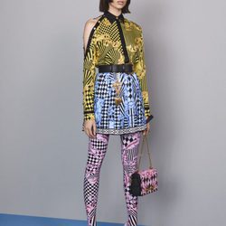 Camisa con estampado geométrico de la colección Pre-Fall 2018 de Versace