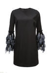 Vestido negro de Pinko de la colección para esta Navidad 2017