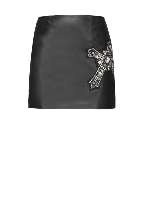 Falda de cuero de Pinko de la colección para esta Navidad 2017