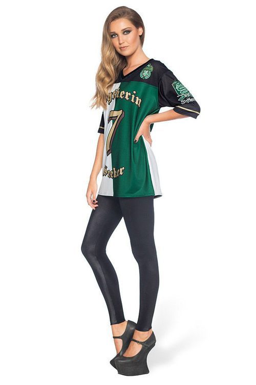 Camiseta de Slytherin de la colección cápsula de Black Milk inspirada en Harry Potter