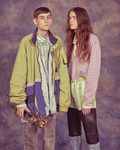 Prendas de rayas y chaqueta de la firma Balenciaga de la temporada primavera/verano 2018