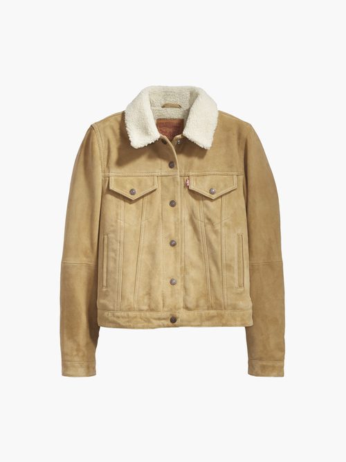 Cazadora camel para mujer de 'The Levi's Holiday 2017 Collection'