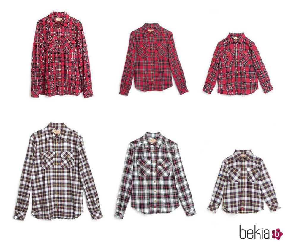 Camisas de hombre, mujer y niño de la colección 'Essentials' de Imiloa