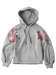Sudadera gris con capucha para mujer de la colección de Primavera-Verano 2018 de Esprit
