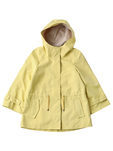 Impermeable amarillo con capucha para mujer de la colección de Primavera-Verano 2018 de Esprit