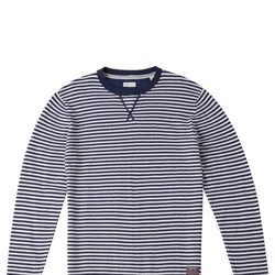 Jersey de punto a rayas para hombre de la colección de Primavera-Verano 2018 de Esprit