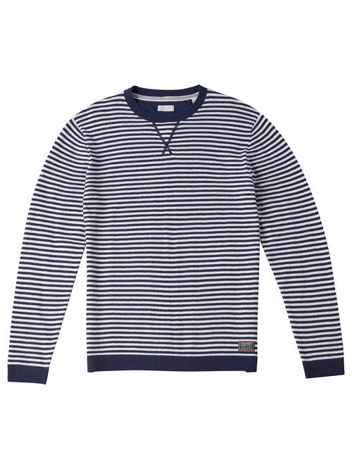 Jersey de punto a rayas para hombre de la colección de Primavera-Verano 2018 de Esprit