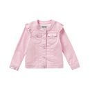 Cazadora vaquera rosa para niña de la colección de Primavera 2018 de Benetton