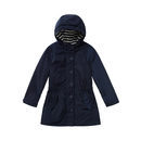 Parka azul marino con capucha para niña de la colección de Primavera 2018 de Benetton