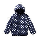 Chaqueta azul con lunares de la colección de Primavera 2018 de Benetton