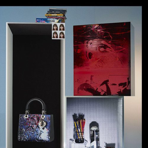 Bolso creado por Betty Mariani de la colección 'Lady Dior Art' de la firma de lujo Dior