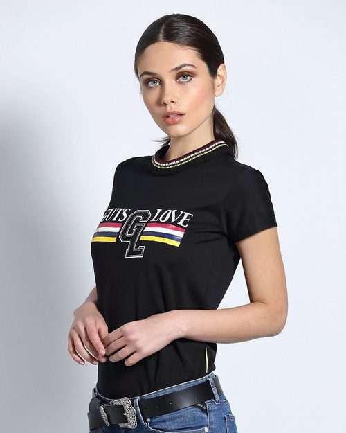 Camiseta negra de Guts & Love de la colección otoño/invierno 2018