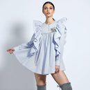 Vestido camisero azul de Guts & Love de la colección otoño/invierno 2018