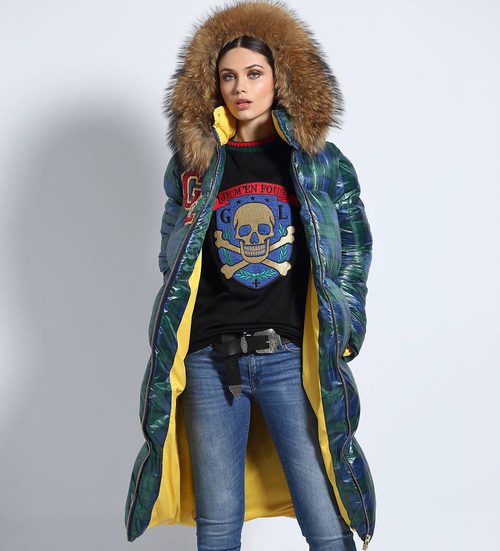 Plumífero con estampado a cuadros de Guts & Love de la colección otoño/invierno 2018