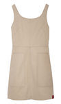 Vestido de tirantes beige de Calvin Klein de la colección primavera jeans 2018
