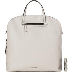 Mochila de polipiel blanca de la colección accesorios spring 2018 de Calvin Klein