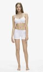 Ropa interior femenina en color blanco de la colección spring 2018 de Calvin Klein