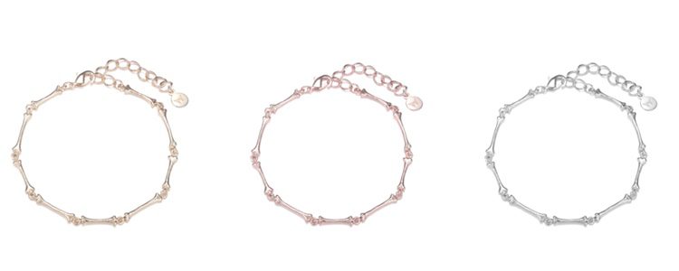 Pulseras con detalles de huesos de Blackbeard Collection San Valentín 2018