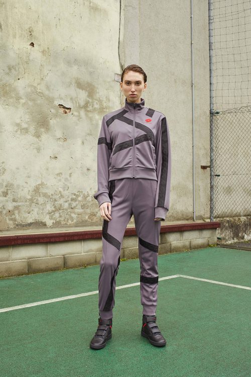 Chandal morado de la colección Damir Doma/Lotto otoño/invierno 2018
